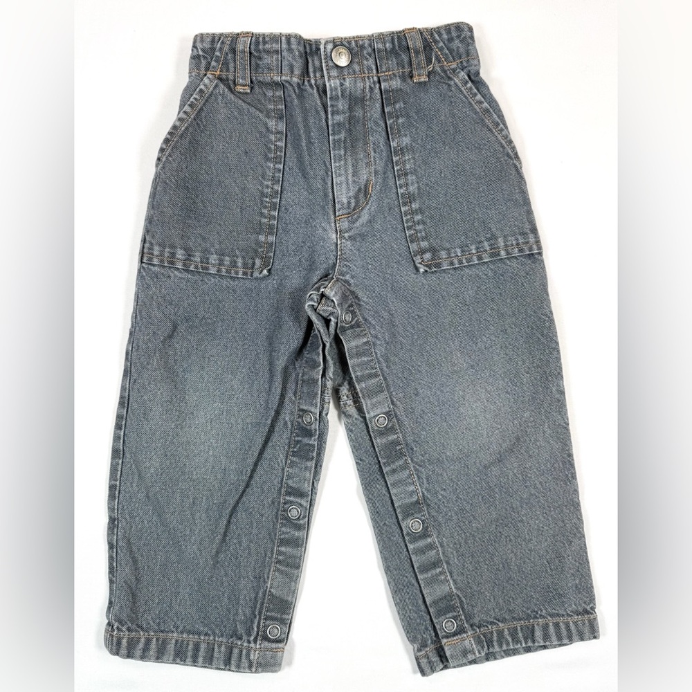 BABY GAP Toddler Boys' Y2K Vintage‎ High Waisted Straight Leg Denim Jeans 2XL